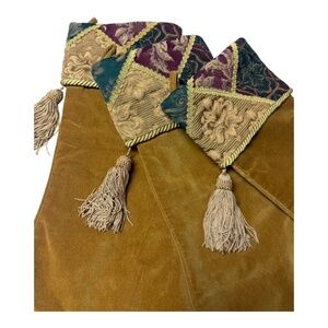 Elegant velvet and brocade Christmas stockings q.3